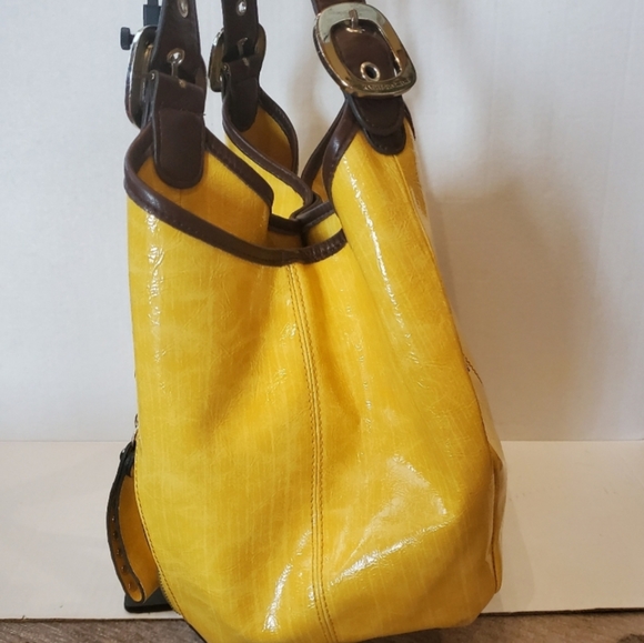 ๐พ๐"Think FALL"๐๐พKathy Van Zeeland Purse, Sunny Yellow, EUC - Picture 5 of 11